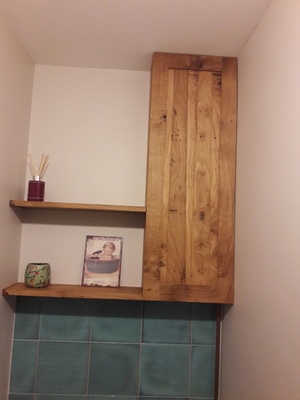 Meuble WC & étagère