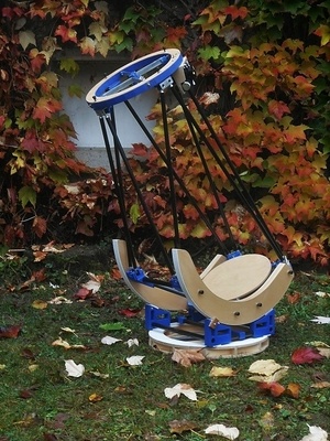 Télescope Haute technologie en impression 3D et bois composite