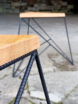 Tabourets en fer à béton 2.0