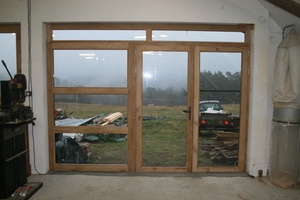 Fenetre en chêne pour l'atelier