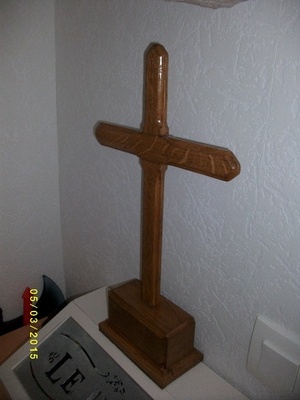Crucifix en chene