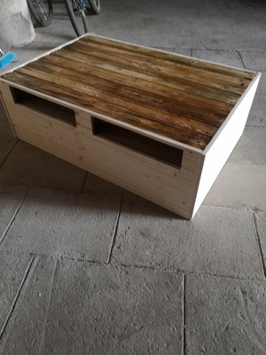 Première réalisation une table basse