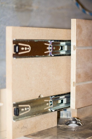 Chariot vertical pour table de défonceuse