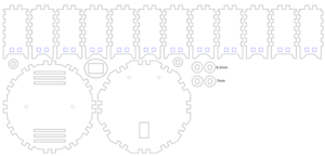 Base pour lampe de bureau