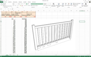 Calcul de balustrade