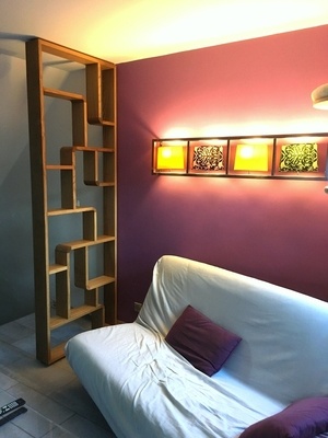 Bibliothèque Cloison Claustra