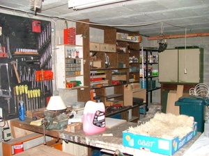 L'atelier avant les traveaux d'amenagements