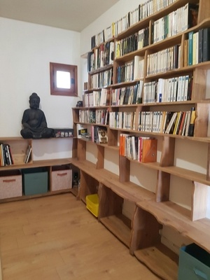Bibliotheque en chêne