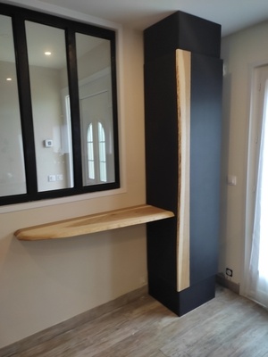 Meuble console range bouteille