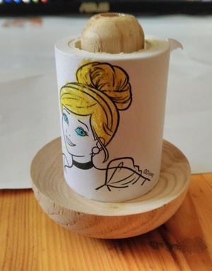 vue avec le rouleau de dessin