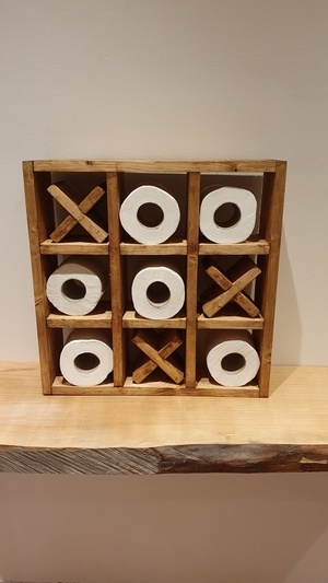 Rangement rouleaux de papier toilette