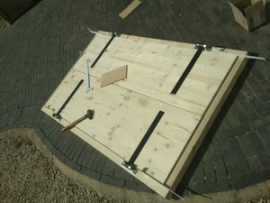 Porte de cave à 2 vantaux