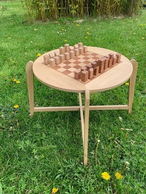 CAP - Table basse avec échiquier