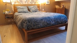 Lit chêne et tilleul