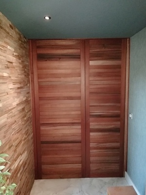 Portes en acajou