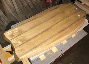 Bodyboard hollow paulownia