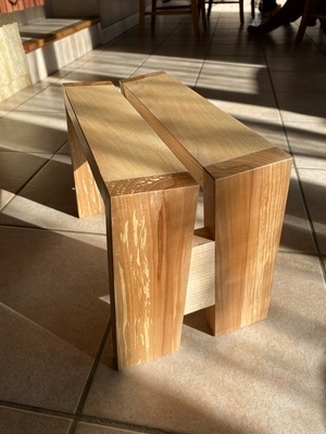 Mini banc - Cerisier et Frêne