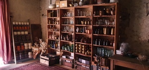 Grande étagère en marronnier