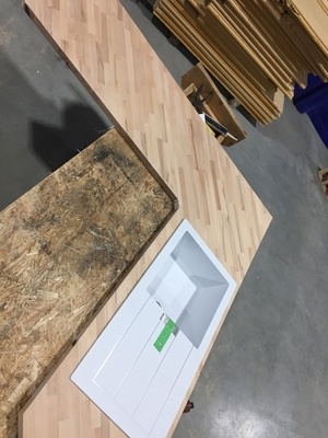 Plan de travail cuisine d’angle