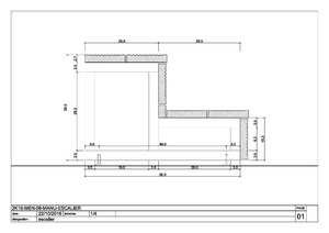 Escalier pour terrasse
