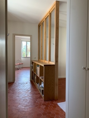 Verrière et caissons en chêne