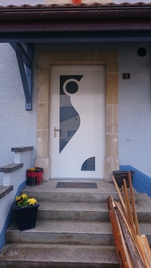 Porte d'entrée Bois-Métal