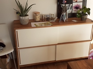 Meuble de rangement en chêne