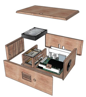 Boitier pour serveur informatique