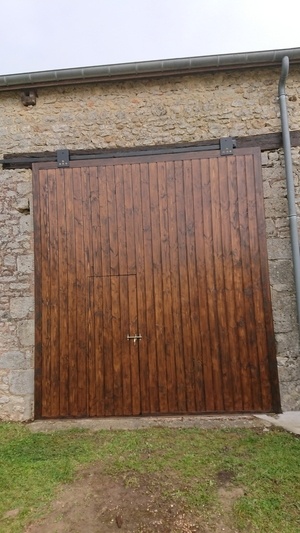 Porte de grange coulissante