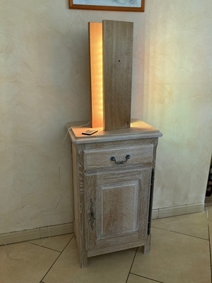 Confiturier et lampe