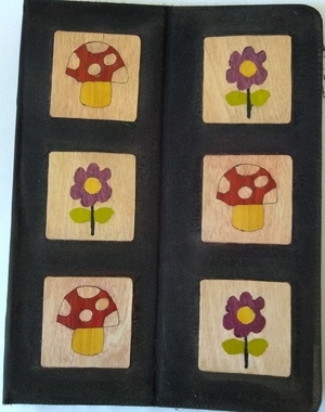 Housse de tablette marquetée