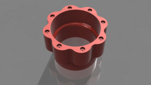 Connecteur aspiration 100mm en impression 3D