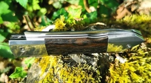 Nouveau pliant biseauté plaquettes en ébène