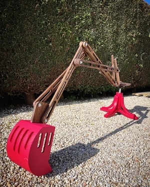 Pelleteuse en sapin.