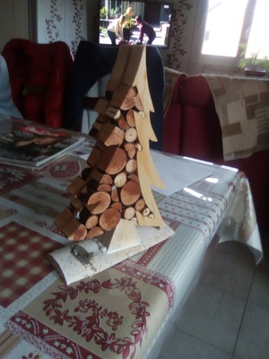 Sapin de noel en bois de sapin