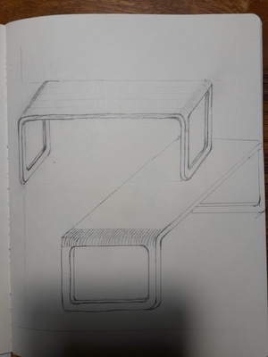 Table basse chêne massif