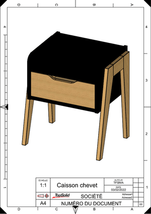 Chevet façade texturée