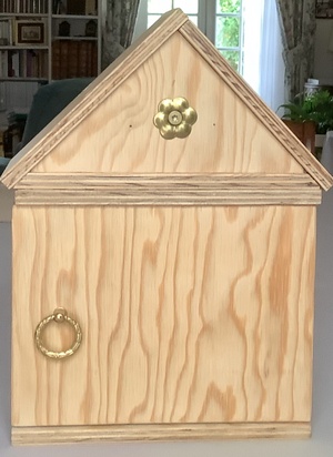 Boite à clés avec fleur style Napoléon 3