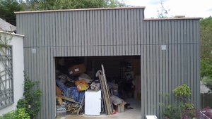 Bardage d'un garage