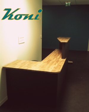 Borne d'accueil pour une maison médicale