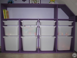 Meuble de rangement avec bacs