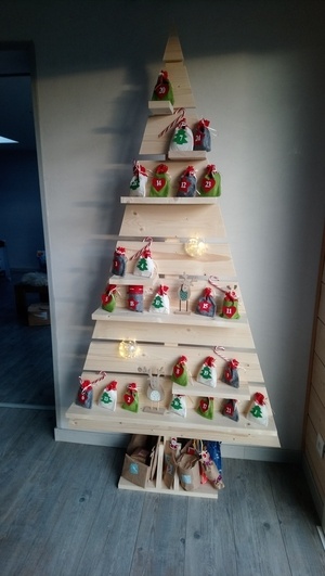 Sapin de noël en bois