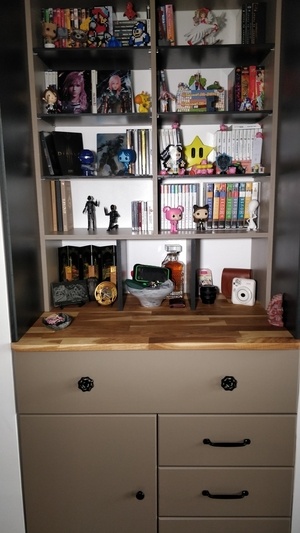 Étagère en MDF avec l'aide de ma partenaire