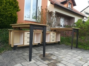 Bureaux d'angles inspiration années 50