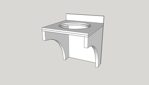 Support pour filtre à poussières Microclene MC200