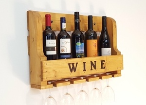 Un présentoir à vin