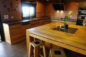 Un plan de travail en acrylique