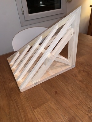 Maquette arêtier sur tasseau