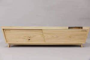 Table basse - Miel et bois