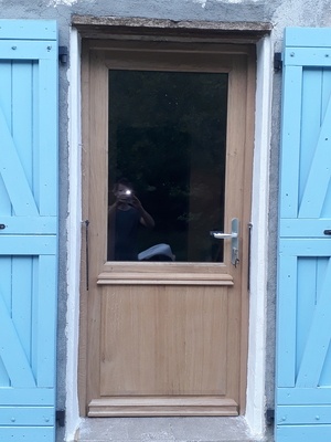 Porte en chêne